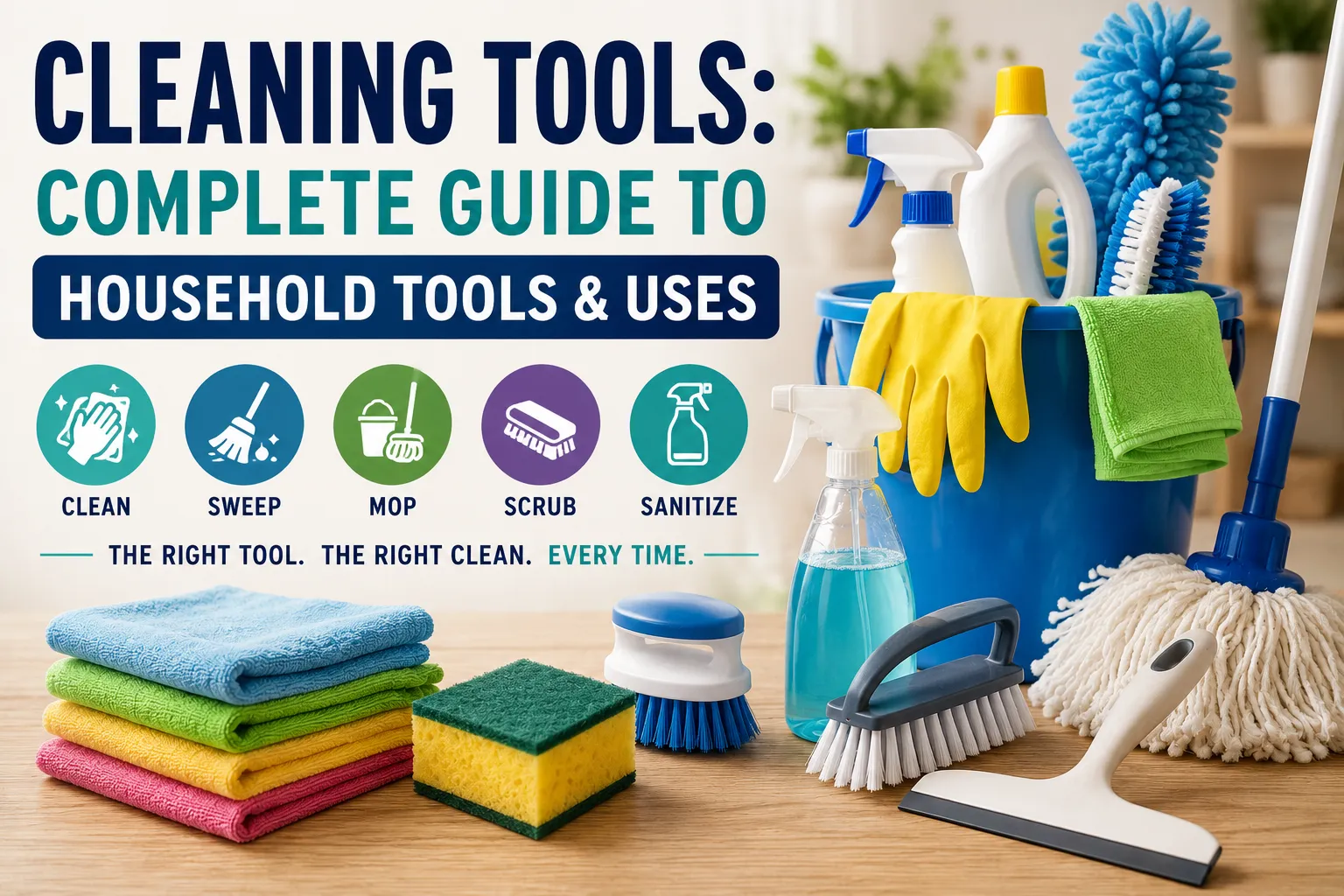 Cleaning Tools: Complete Guide to Household Tools & Uses