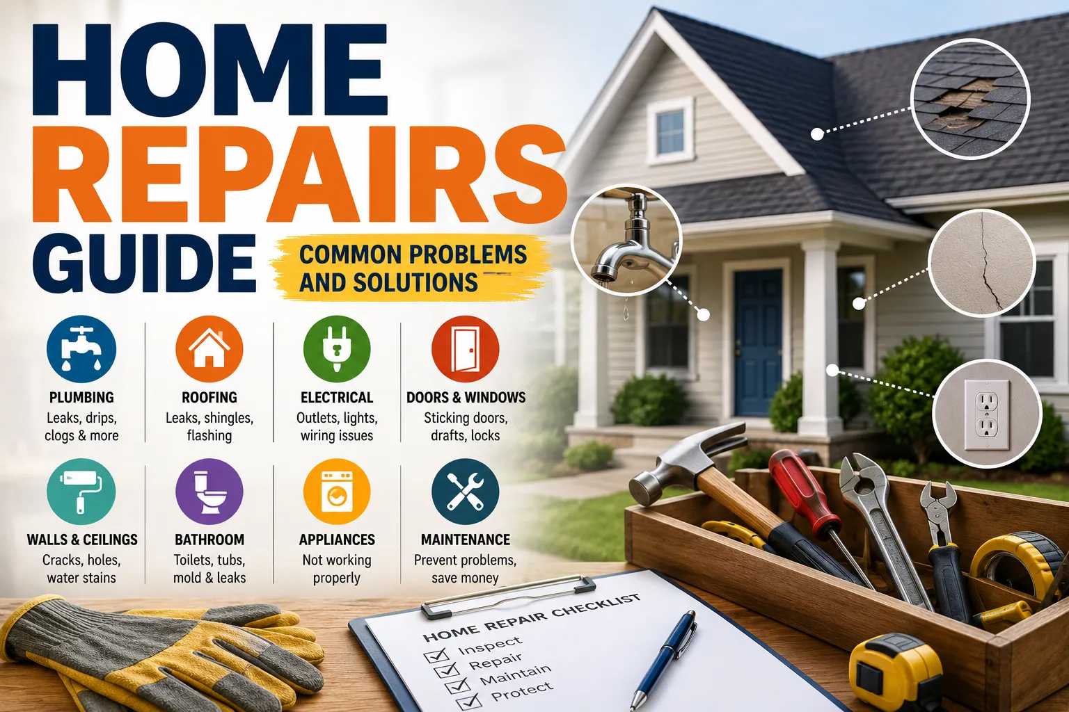 Home Repairs Guide: Common Problems and Solutions