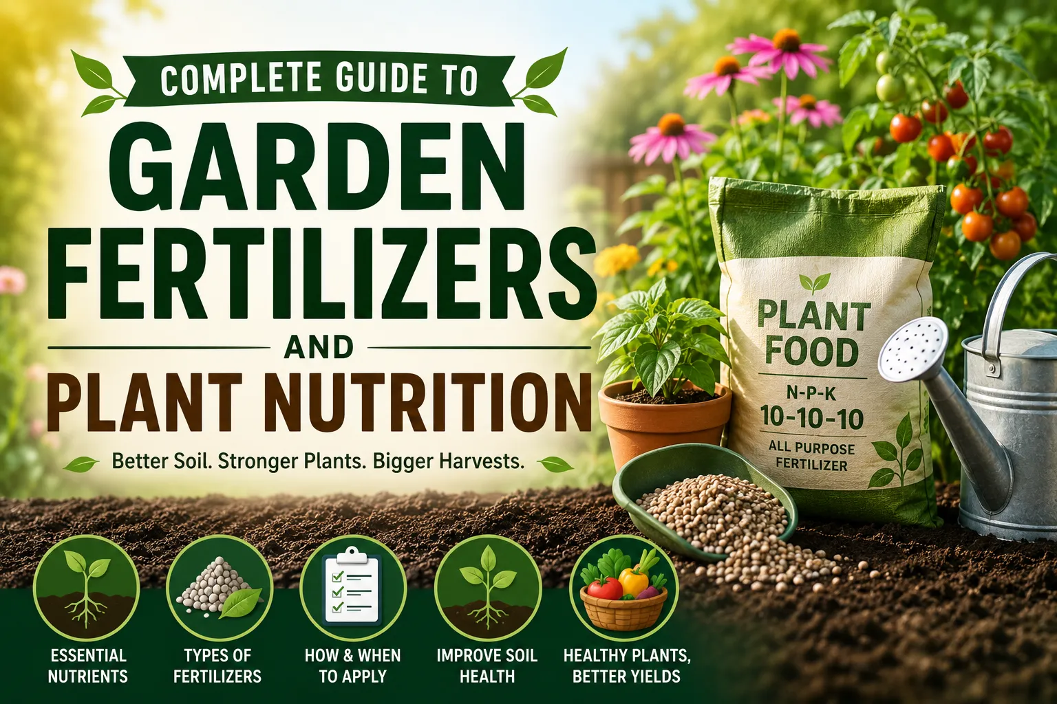 Complete Guide to Garden Fertilizers and Plant Nutrition