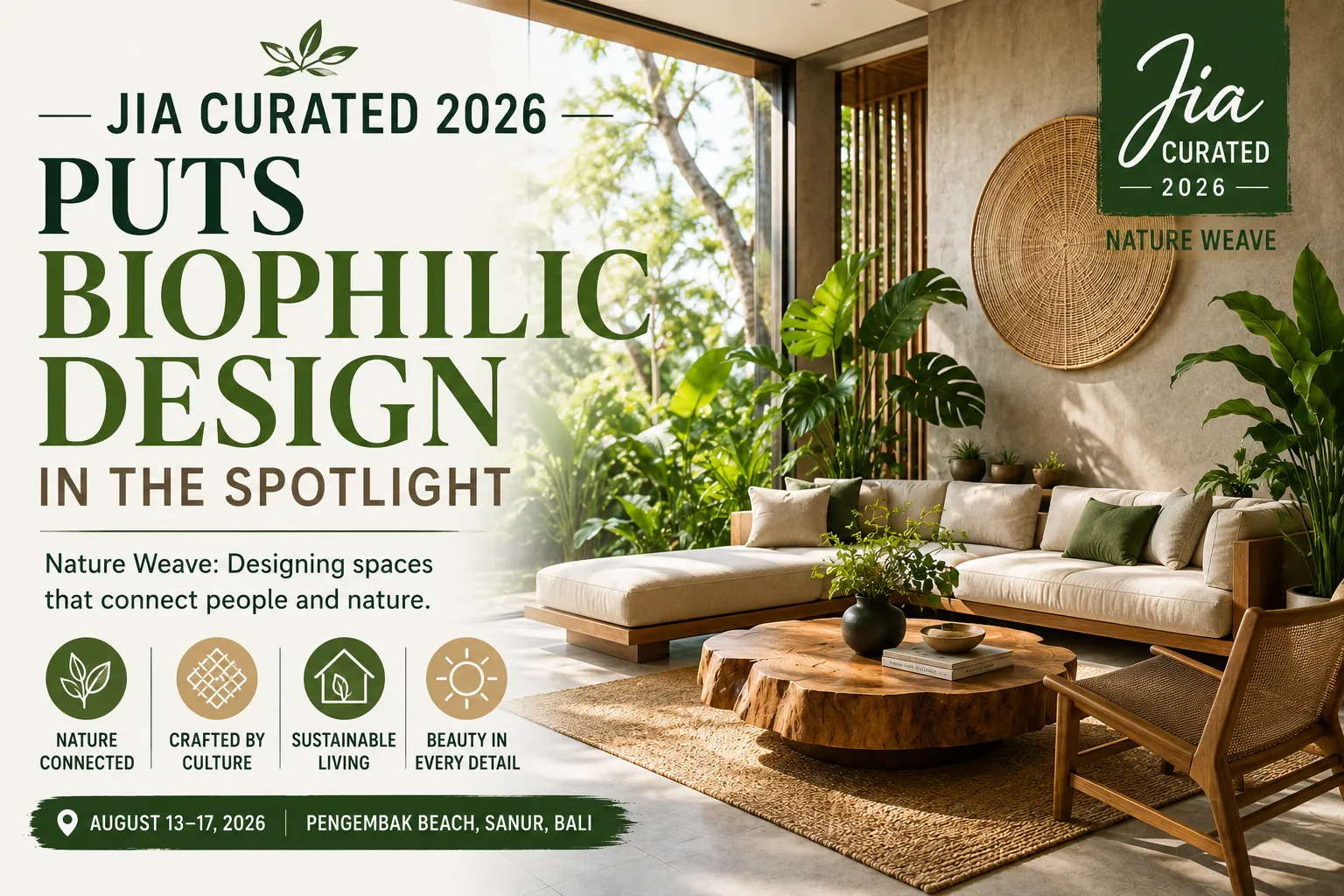 Jia Curated 2026 Puts Biophilic Design in the Spotlight