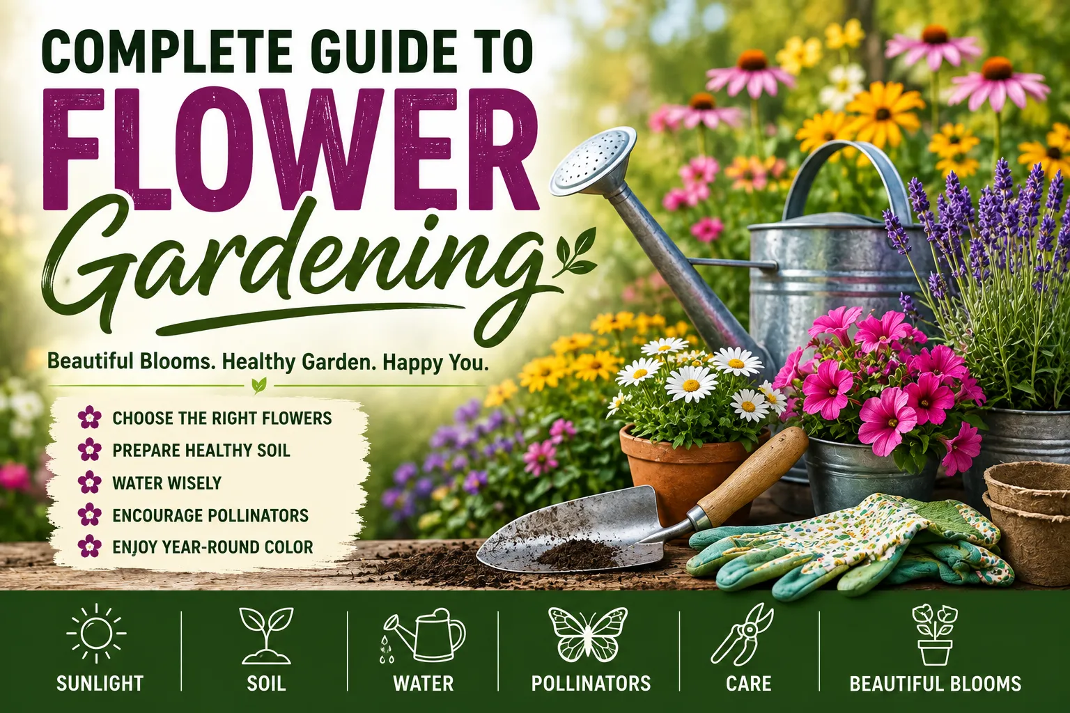 Complete Guide to Flower Gardening