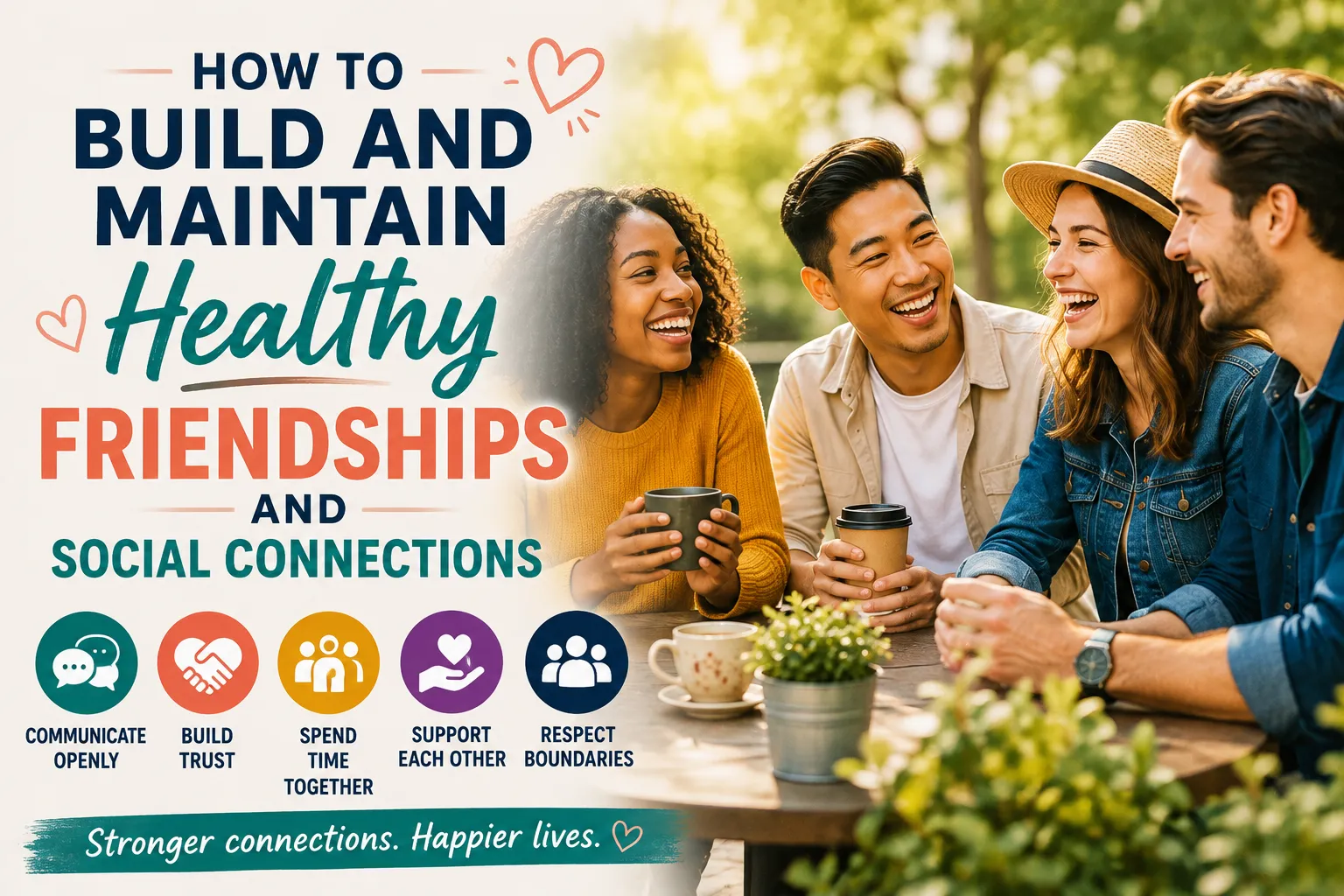 How to Build and Maintain Healthy Friendships and Social Connections