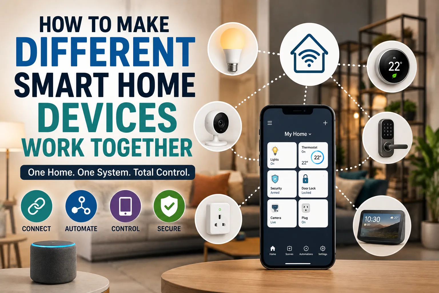 How to Make Different Smart Home Devices Work Together