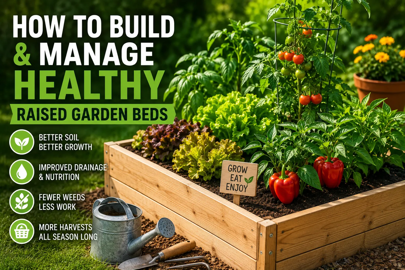 How to Build and Manage Healthy Raised Garden Beds