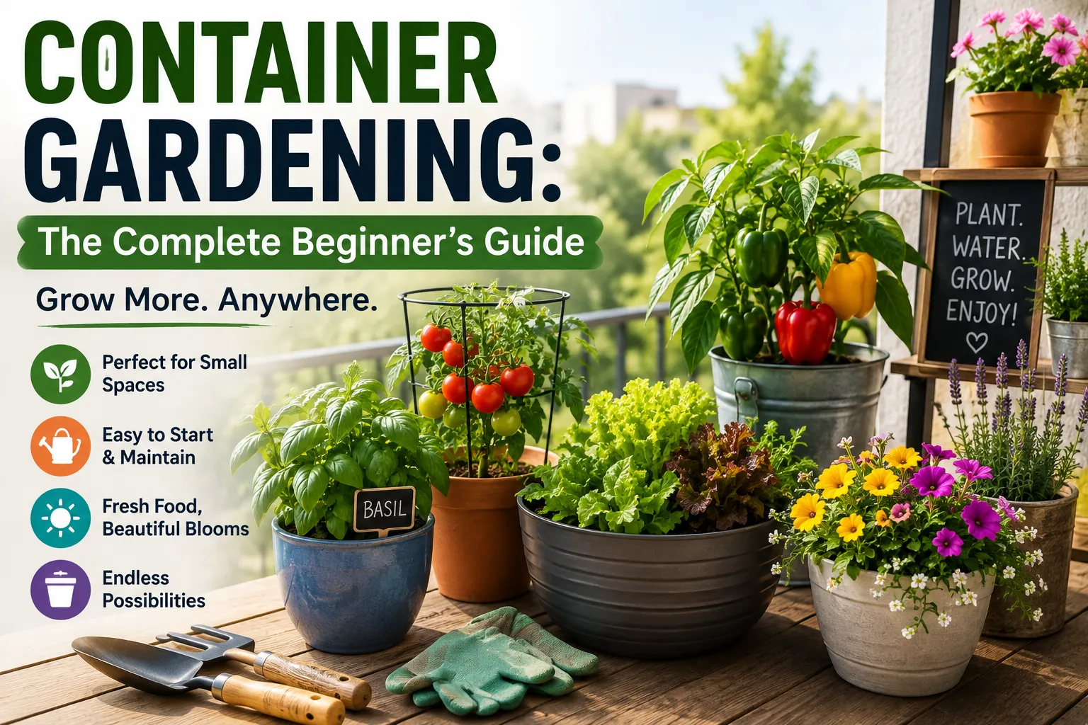 Container Gardening: The Complete Beginner's Guide
