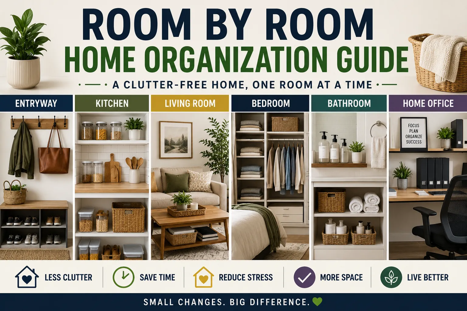Room by Room Home Organization Guide